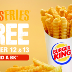 FREE Burger King Fries