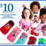 Disney Store Sale: $10 Sleepwear, Slippers & Throws