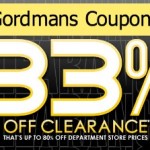 Gordmans Coupons: 33% Off Clearance Items