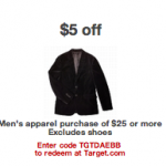 Printable Target Coupons: $5 Off Coupons