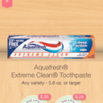 Aquafresh Coupon: $.50 Aquafresh Toothpaste Offer