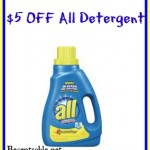 All Laundry Detergent Coupon: $5 Off Coupon