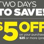 Dollar General Coupon: $5 Off $25 Coupon