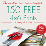 Snapfish: FREE 150 Photo Prints (Just Pay Shipping)