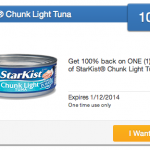 StarKist Tuna Coupon: Free Can of Chunk Light Tuna