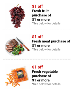 Target Coupons: Fresh Fruit, Vegetables and Meat Coupons