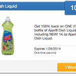 Ajax Coupon: Free Dish Detergent