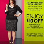 Lane Bryant Coupon: $10 Off $10