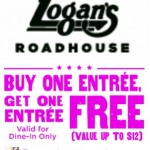 Logan’s Roadhouse Coupons: Buy 1 Get 1 FREE Coupon
