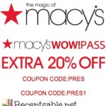 Macy’s Wow Pass: Printable Coupon And Coupon Codes