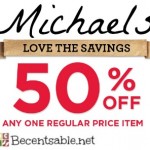 Printable Michaels Coupon: 50% Off