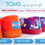 Toms Shoes On Sale: 40% Off And Free Shipping