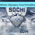 Winter Olympics 2014 Free Printables