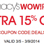 Macy’s Coupon: WOW Pass And Promo Code