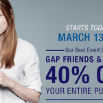Gap Coupon: 40% Off Entire Purchase