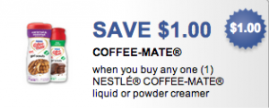 Coffee Mate Coupons: $.49 Coffee Creamer At Target