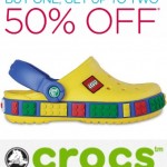Crocs Memorial Day Sale 2014: Buy 1 Get 2 Pairs 50% Off