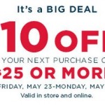 Kohl’s Memorial Day Coupons: Printable $10 Off Coupon