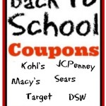 Back To School Printable Coupons: Kohl’s, JCPenney, Macy’s And More