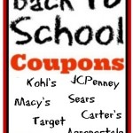 Back To School Coupons: Justice, Kohl’s, Target And More