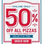 Domino’s Pizza Coupon: Save 50% Off Pizza