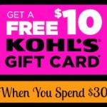 Kohl’s Shopping Pass: $10 Gift Card With $30 Purchase