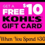 Kohl’s Shopping Pass: $10 Gift Card With $30 Purchase