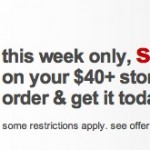 Target Coupon: $10 Off $40 Purchase