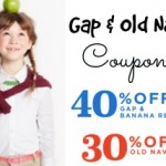 40% Off Gap Coupon And 30% Off Old Navy Coupon