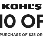 Kohl’s Labor Day Coupon: $10 Off $25