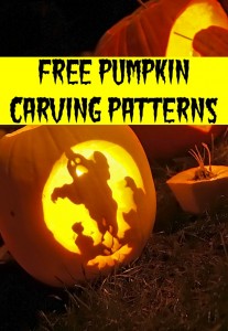 Frozen Pumpkin Stencil: Free Pumpkin Carving Pattern