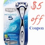 Schick Hydro Coupon: $5 Off Coupon