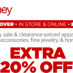 In Store JCPenney Coupon: Up To 20% Off