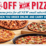 Domino’s Pizza Coupon: 50% Off Any Pizza