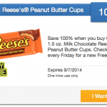 Reece’s Coupons: Free Reese’s Peanut Butter Cups