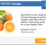 SavingStar: Get 20% Off Oranges