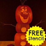 Frozen Pumpkin Stencil: Free Pumpkin Carving Pattern