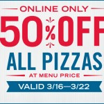 Pizza Deals: 50% Off Domino’s