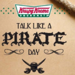 Talk Like A Pirate Day: Free Krispy Kreme