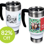 Custom Photo Travel Mug Only $2.99